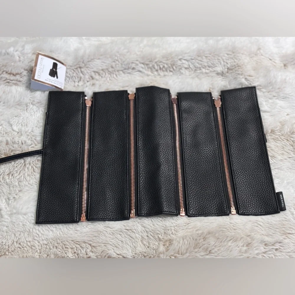 NWT Sephora Roll It Up Pro Brush Roll with Rose Gold Accents - Picture 4 of 4